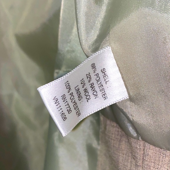 Isaac Mizrahi Tan Button Down Jacket Size 12 - Picture 16 of 16